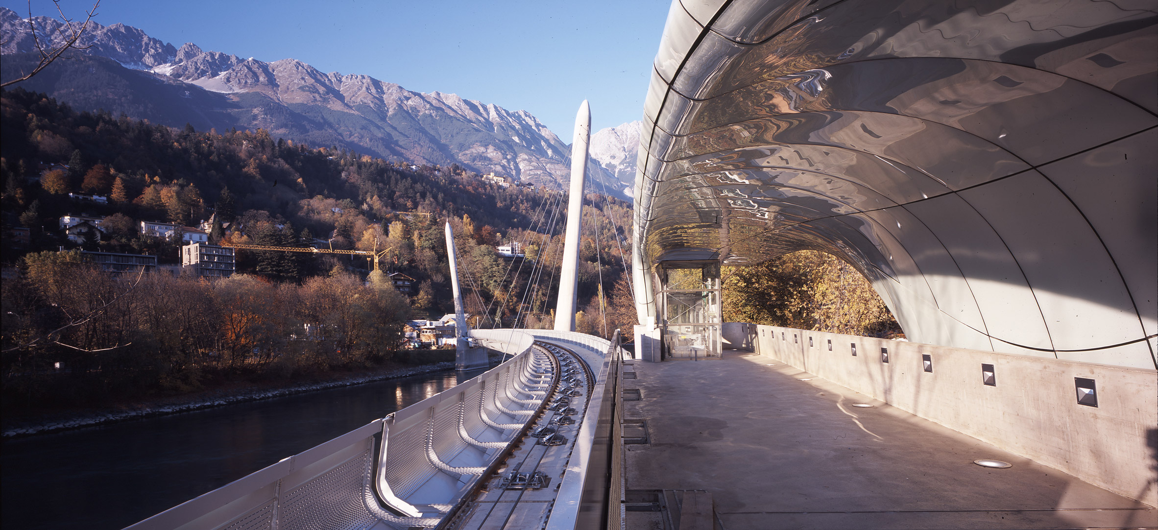Railway station by Zaha Hadid