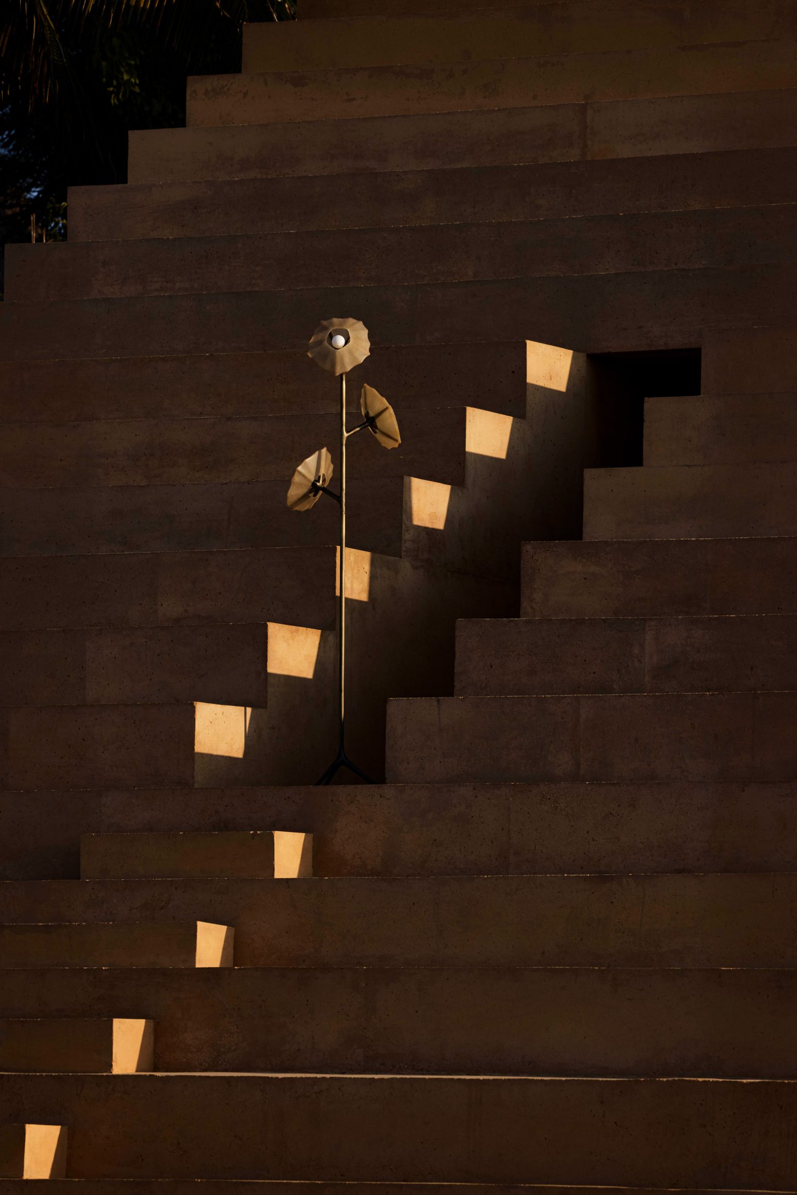 Federico Stefanovich's Salina floor lamp at Casa Puertecito
