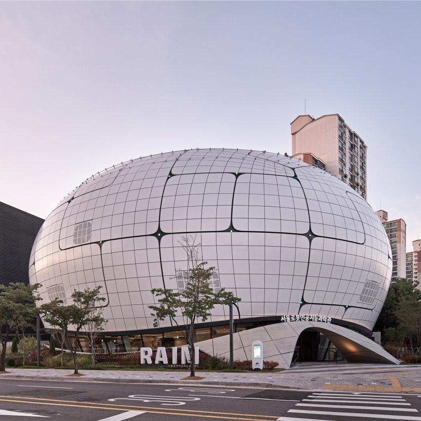 Parametric design at Seoul Robot & AI Museum is “both shelter and pedagogy”
