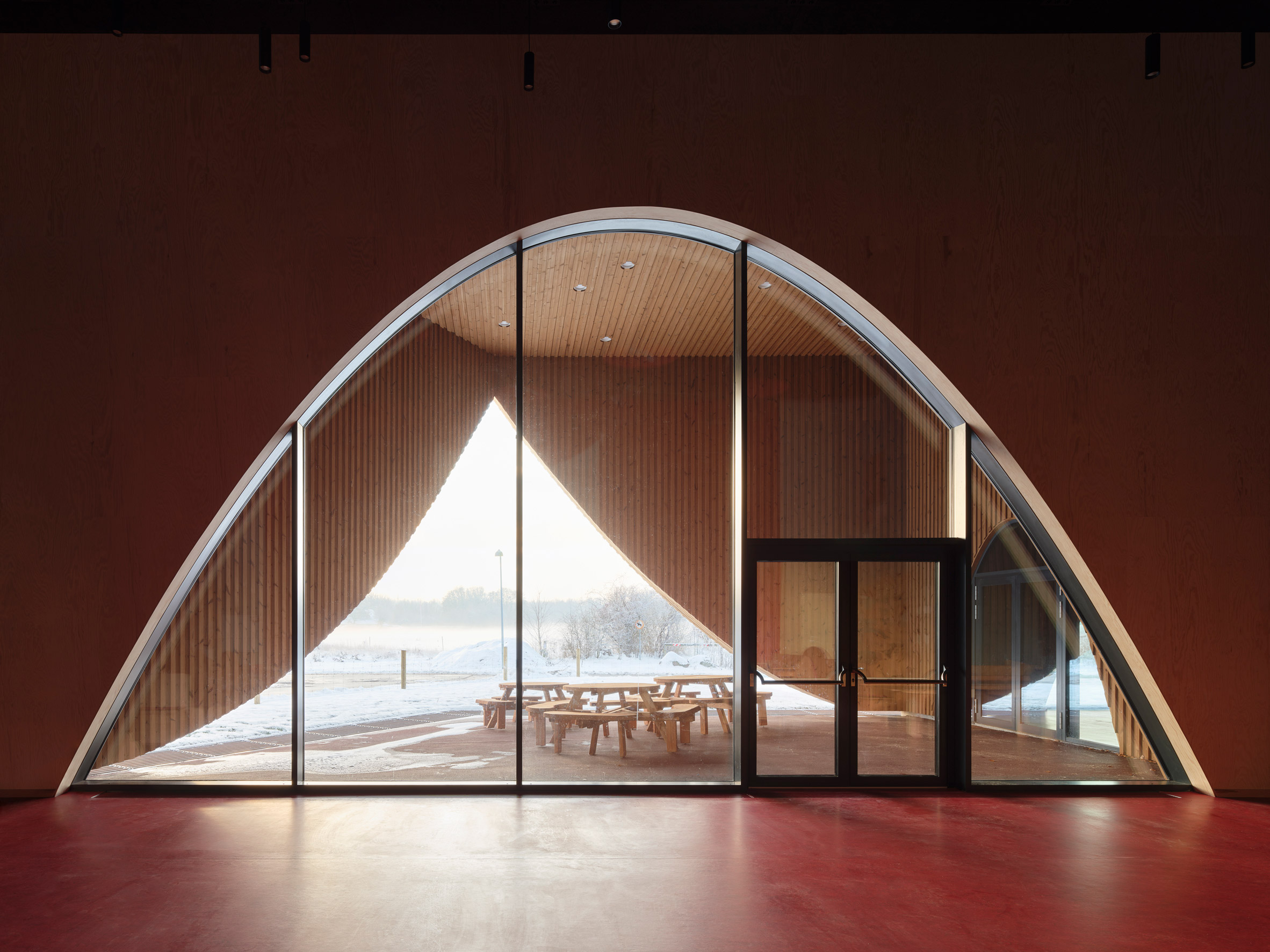 Ishøj Theatre interior by Svendborg Architects and Wohlert Arkitekter
