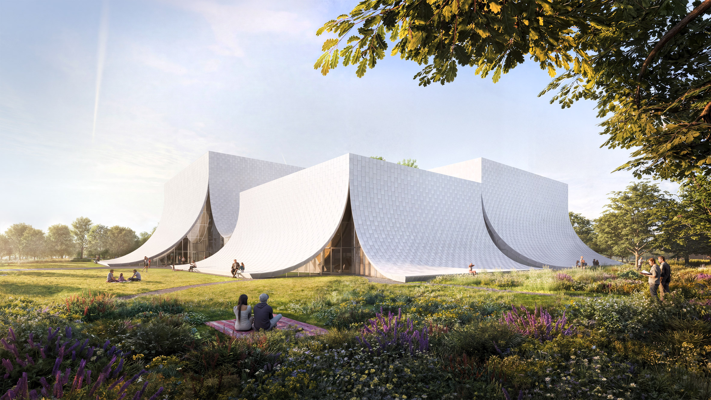 Tent-like music hall