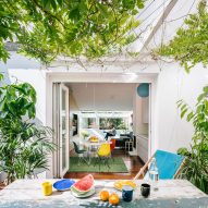Terrace shot of G House in Madrid by Gon Architects