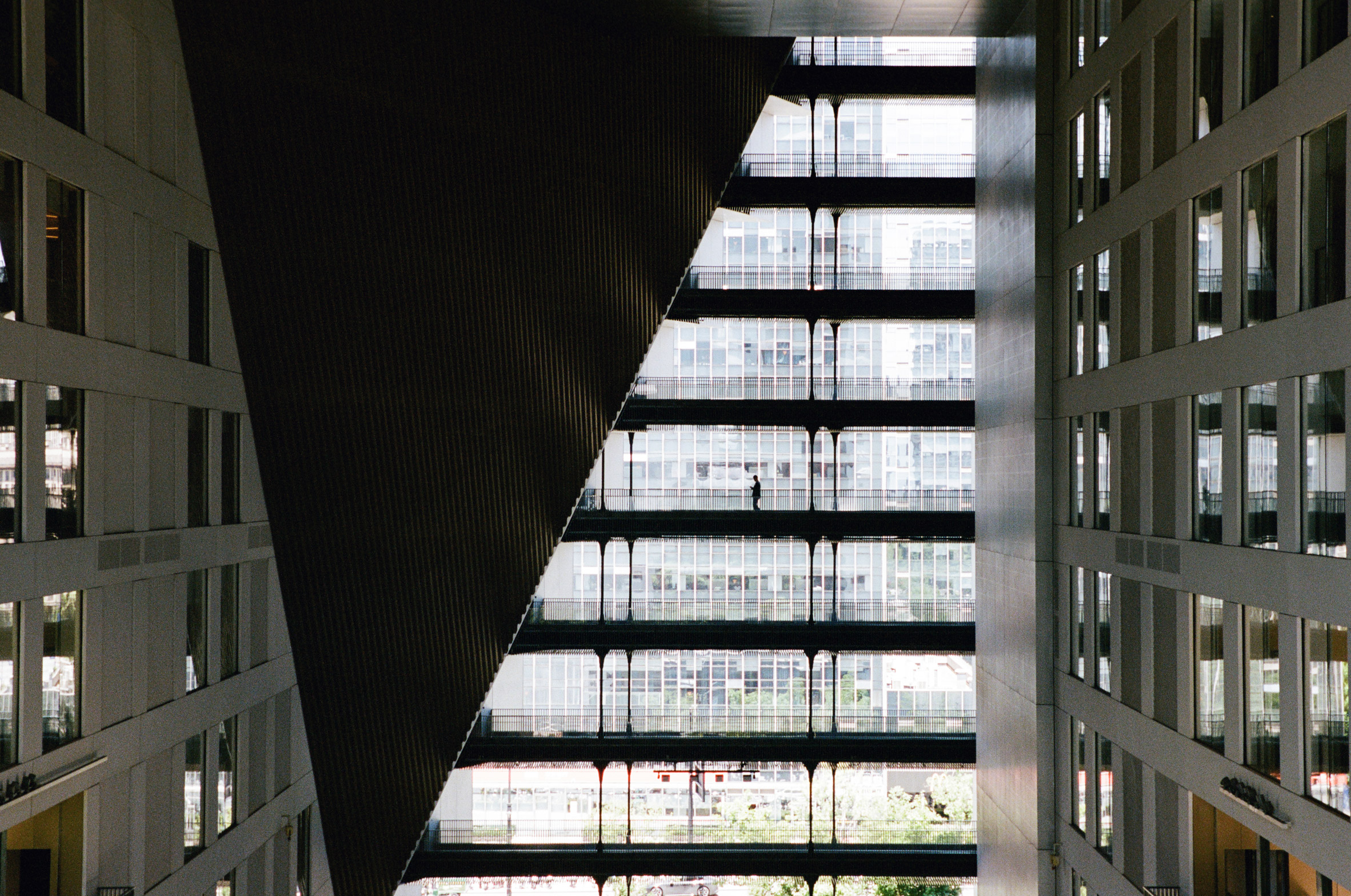 Large atrium by OMA