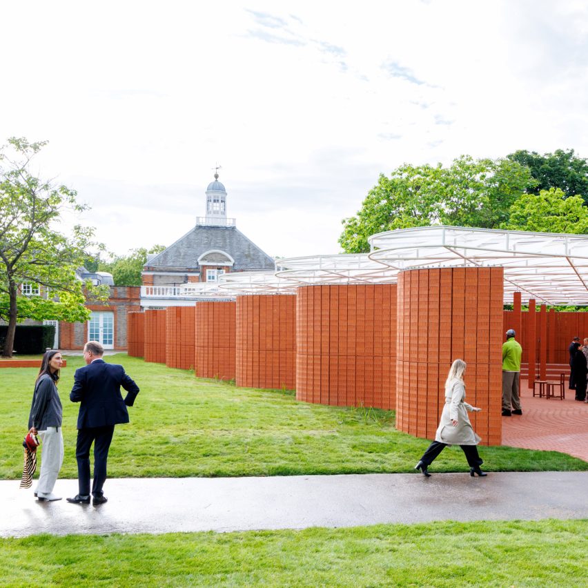 First images of crinkle crankle Serpentine Pavilion revealed