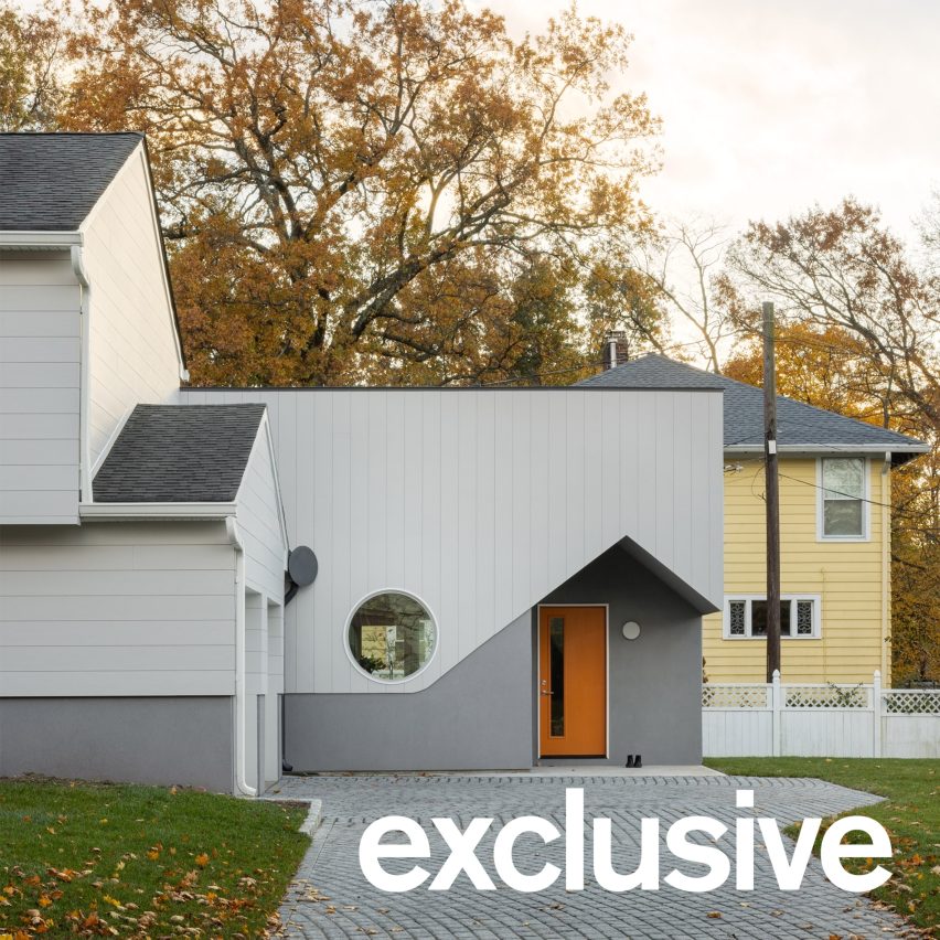 Out of Line adds playful ADU with “absent gable” to New Jersey house