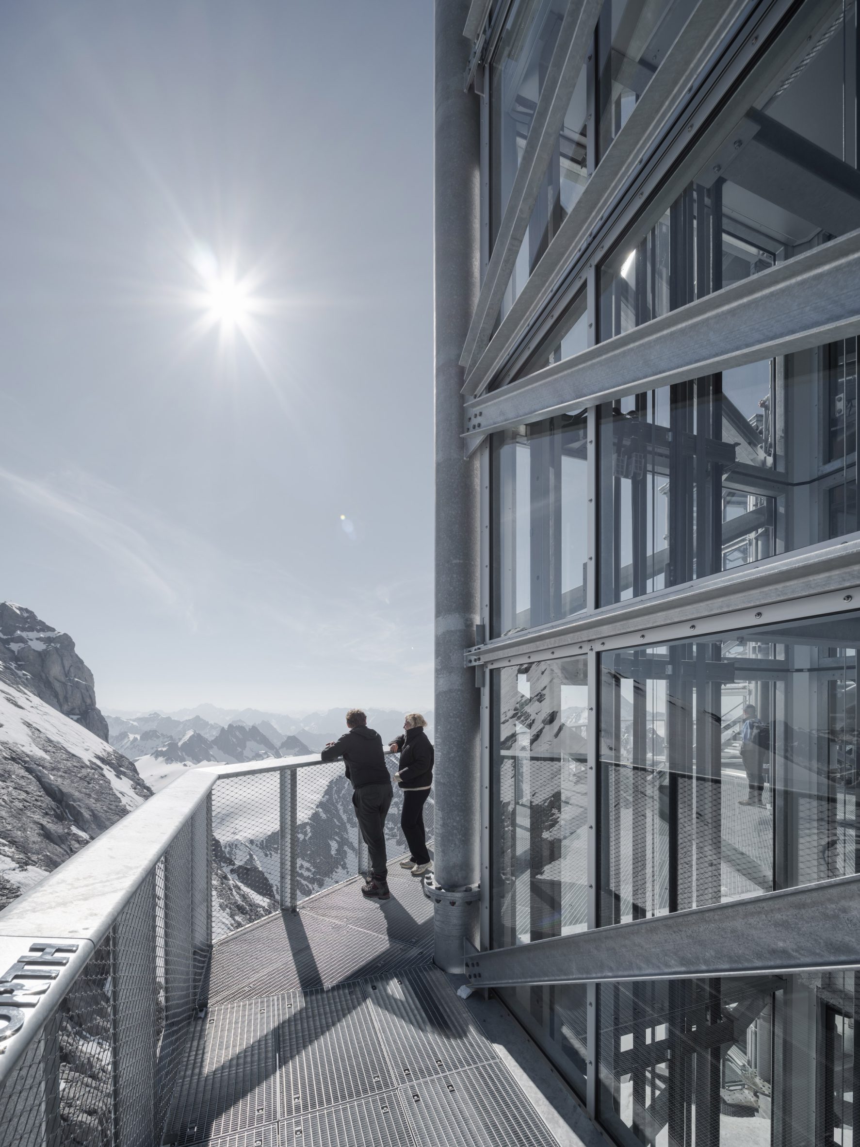 Viewpoint in Swiss Alps